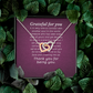 Interlocking Hearts Necklace :Grateful For You Thank You For Being You