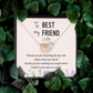Interlocking Hearts Necklace : To My Best Friend Standing By My Side