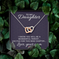 Interlocking Hearts Necklace : To My Daughter Love Your Mom