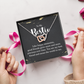 Interlocking Hearts Necklace : To My Bestie Like Happy Memories