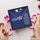 Interlocking Hearts Necklace : To My Daughter You Are Capable