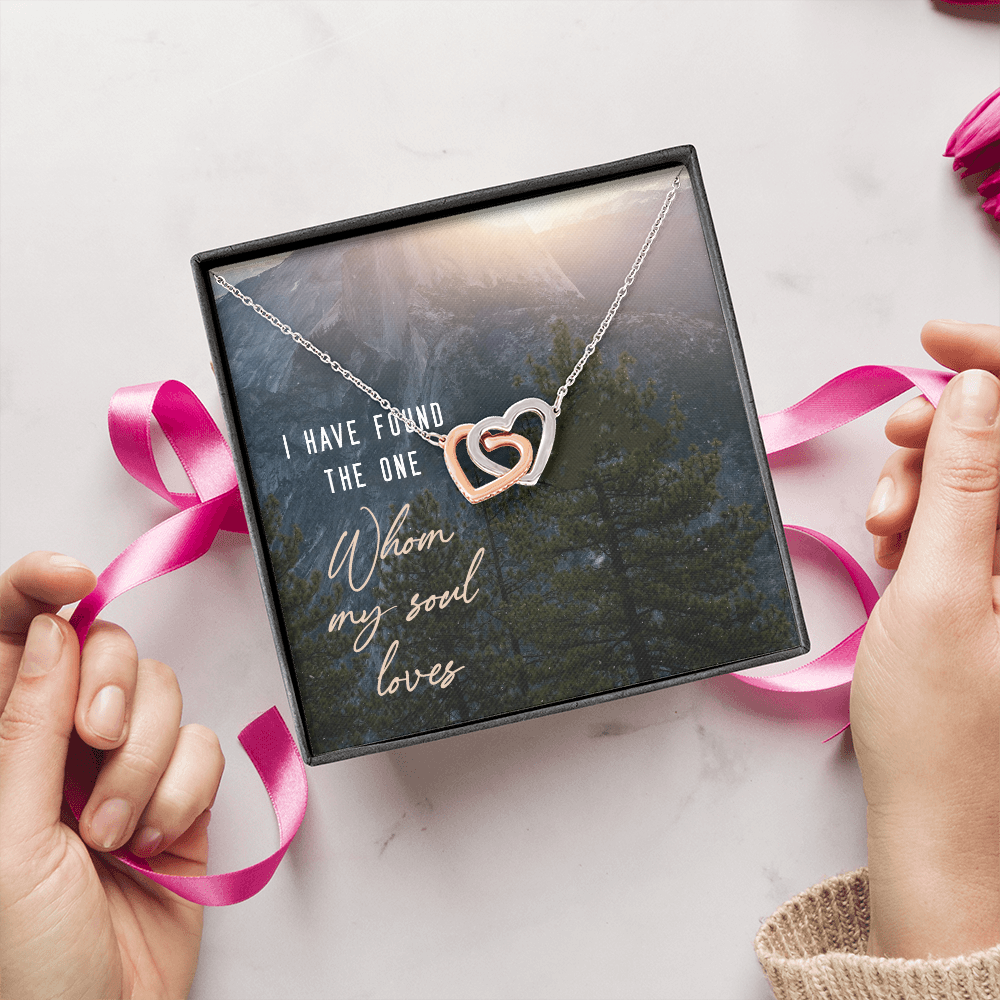 Interlocking Hearts Necklace :I Have Found The One