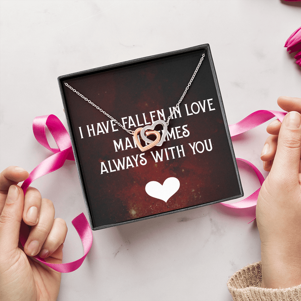 Interlocking Hearts Necklace : I Have Fallen In Love