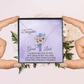 Interlocking Hearts Necklace : To MY Daughter May Jesus Bless You