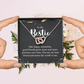 Interlocking Hearts Necklace : To My Bestie Like Happy Memories