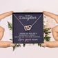 Interlocking Hearts Necklace : To My Daughter Love Your Mom