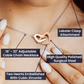 Interlocking Hearts Necklace : To My Daughter Love Your Mom