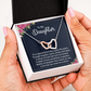 Interlocking Hearts Necklace :To My Daughter It's A Special Bond