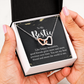 Interlocking Hearts Necklace : To My Bestie Like Happy Memories