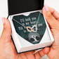 Interlocking Hearts Necklace:I'll Hold You In My Heart