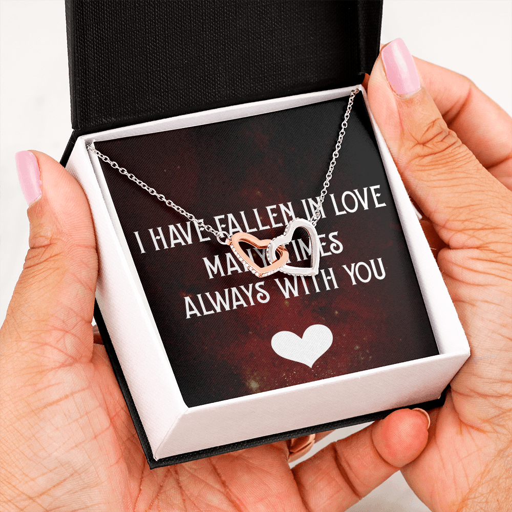 Interlocking Hearts Necklace : I Have Fallen In Love
