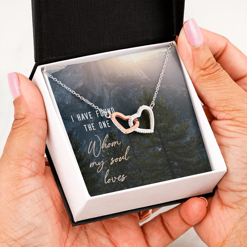 Interlocking Hearts Necklace :I Have Found The One