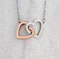 Interlocking Hearts Necklace : The Lord Is My Strength