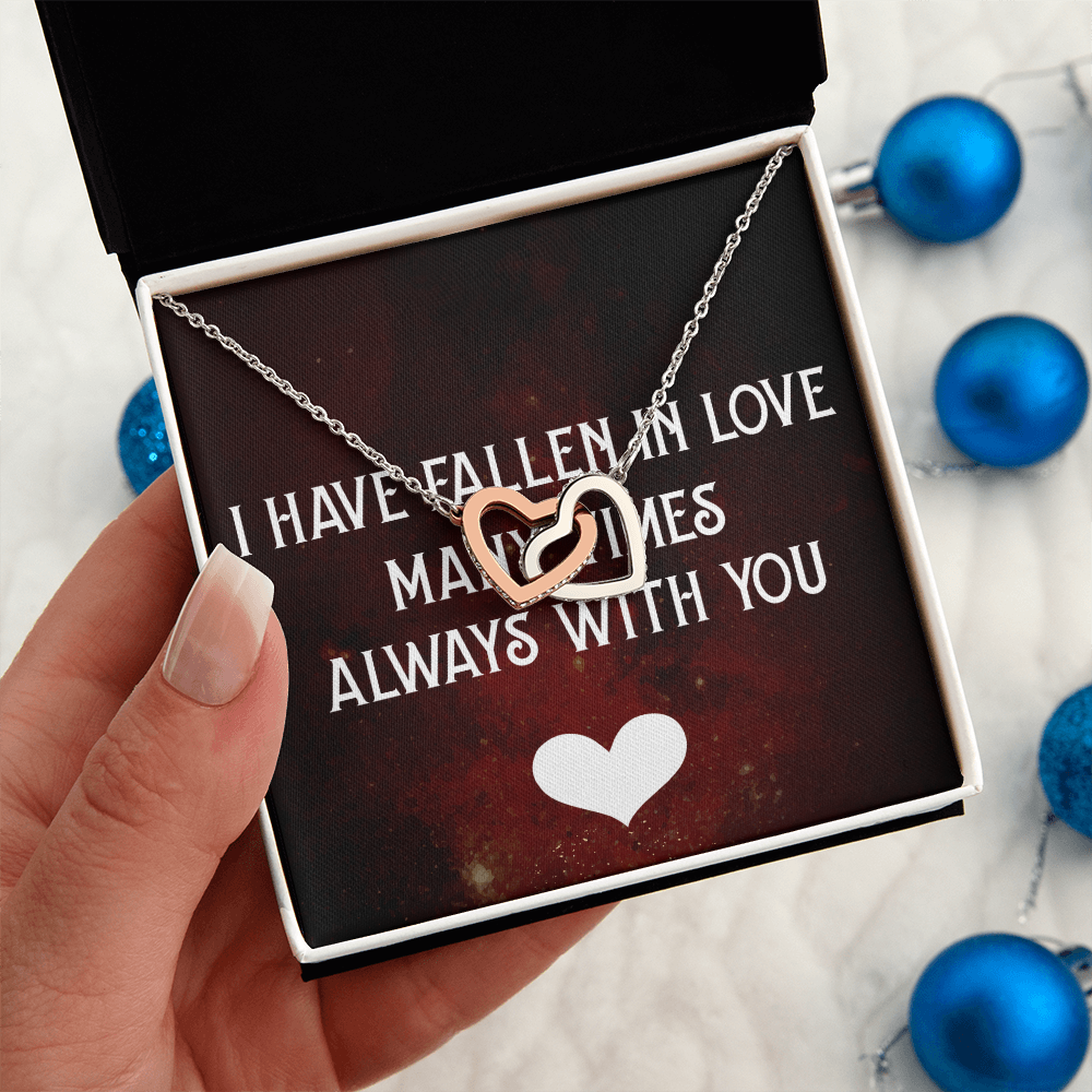 Interlocking Hearts Necklace : I Have Fallen In Love