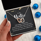 Interlocking Hearts Necklace : To My Bestie Like Happy Memories