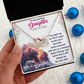 Interlocking Hearts Necklace:To My Precious Daughter With All My Love Dad