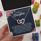Interlocking Hearts Necklace :To My Daughter It's A Special Bond