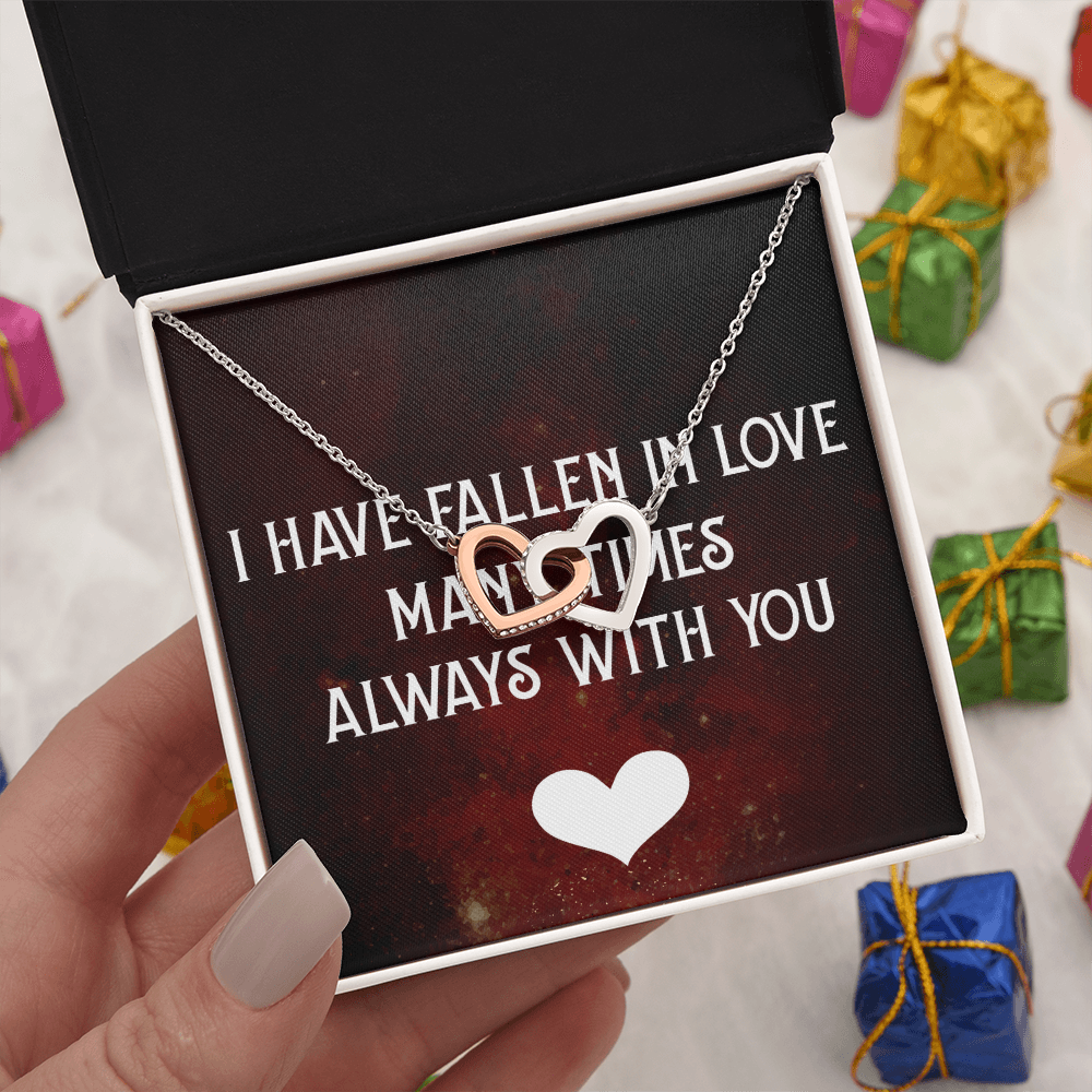 Interlocking Hearts Necklace : I Have Fallen In Love