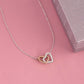 Interlocking Hearts Necklace:I'll Hold You In My Heart