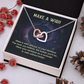 Interlocking Hearts Necklace: Make A Wish