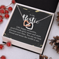 Interlocking Hearts Necklace : To My Bestie Like Happy Memories