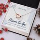 Interlocking Hearts Necklace : Mom To Be I Am So Happy For You