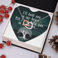 Interlocking Hearts Necklace:I'll Hold You In My Heart
