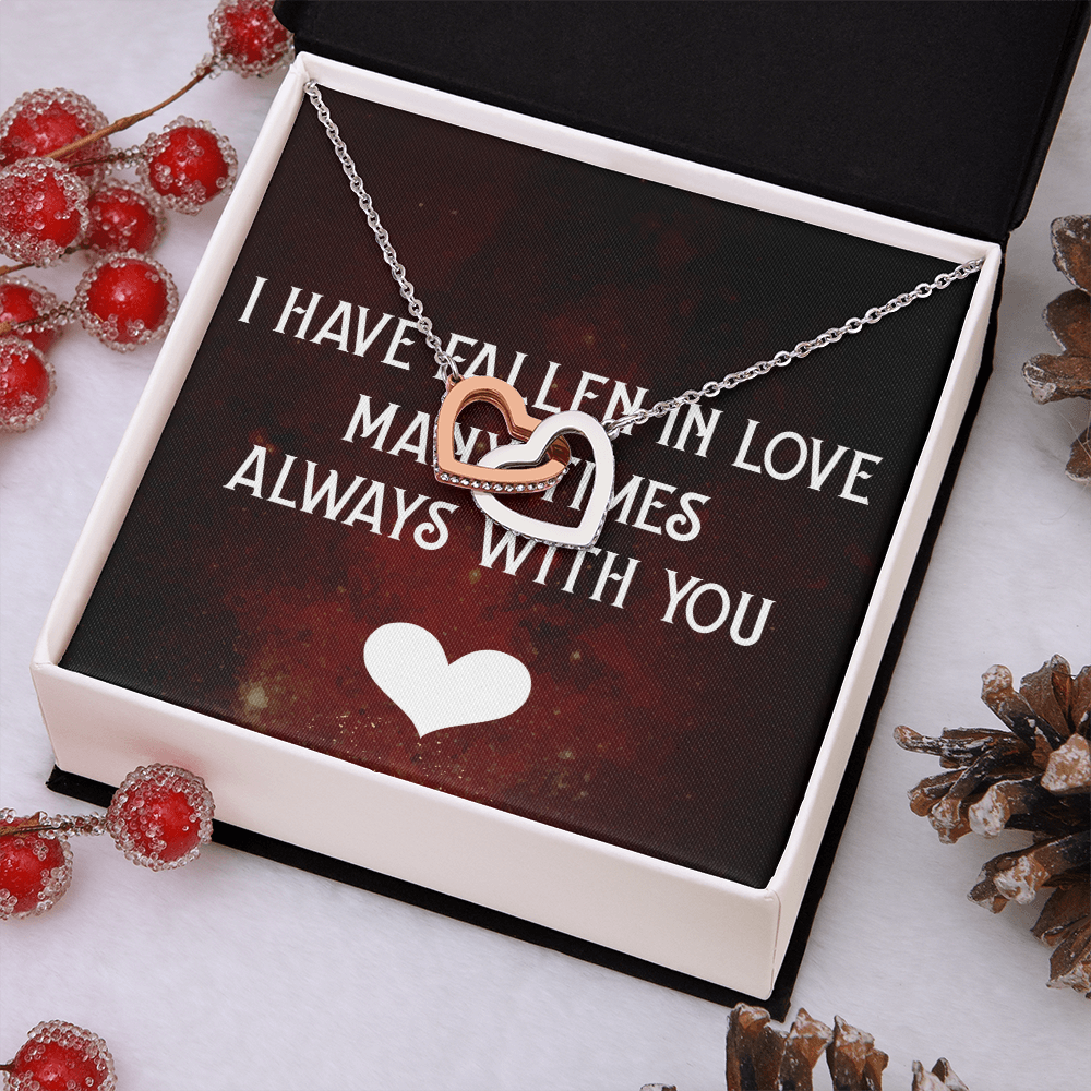 Interlocking Hearts Necklace : I Have Fallen In Love
