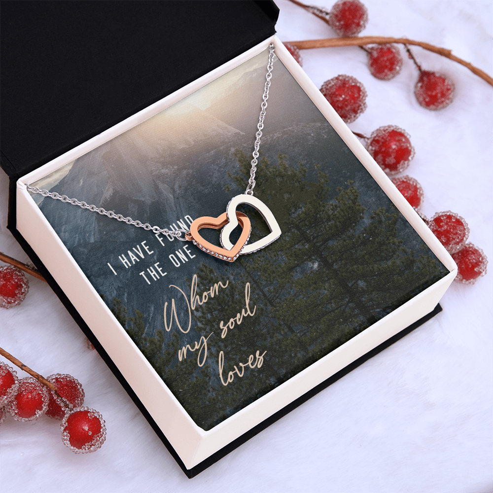 Interlocking Hearts Necklace :I Have Found The One