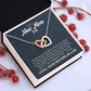 Interlocking Hearts Necklace : To A New Mom Love Your Mother -In- Law