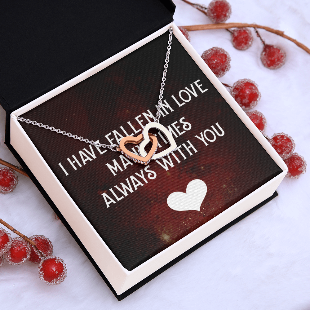 Interlocking Hearts Necklace : I Have Fallen In Love