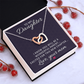 Interlocking Hearts Necklace : To My Daughter Love Your Mom