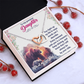Interlocking Hearts Necklace:To My Precious Daughter With All My Love Dad