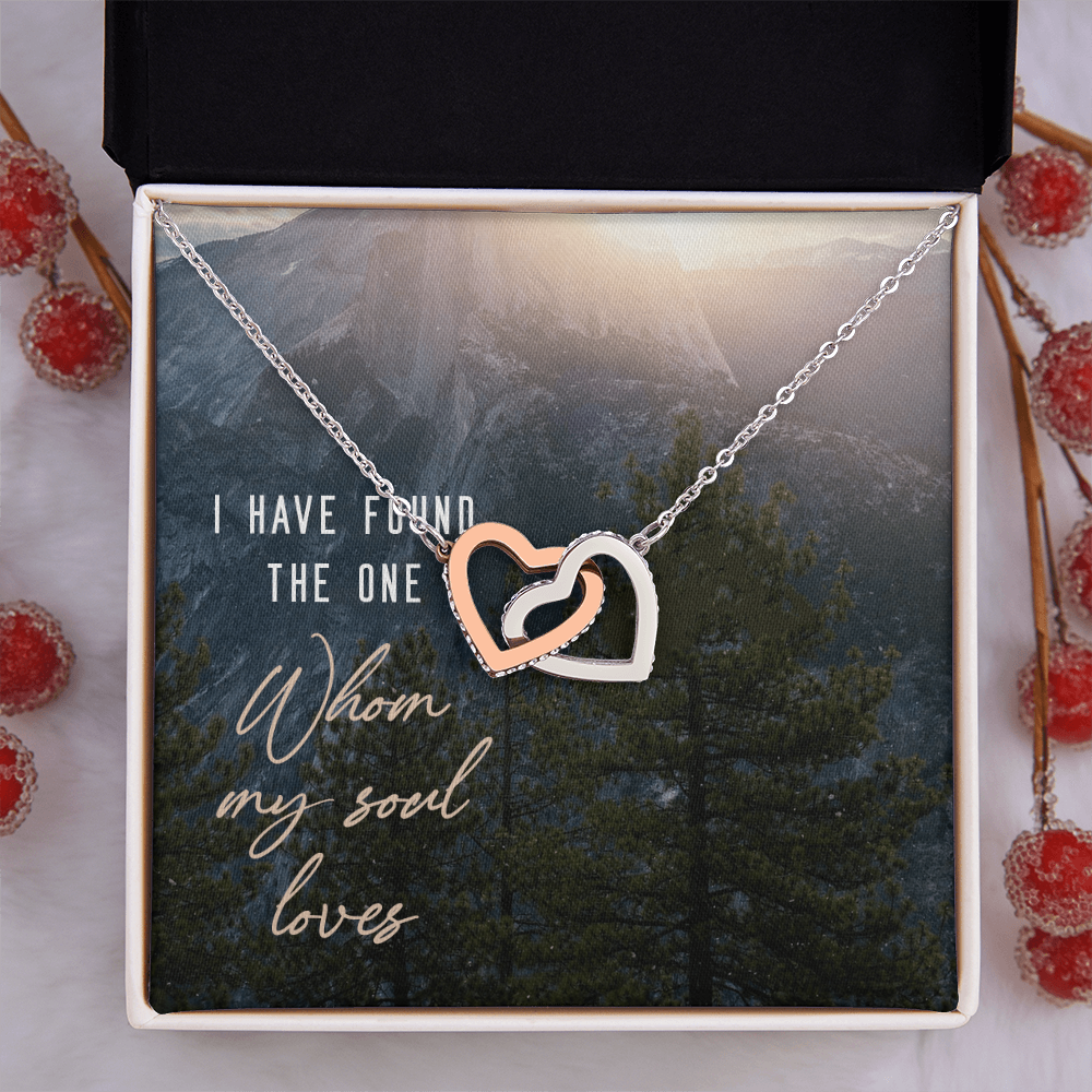 Interlocking Hearts Necklace :I Have Found The One