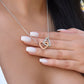 Interlocking Hearts Necklace : To My Daughter Love Your Mom