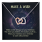 Interlocking Hearts Necklace: Make A Wish