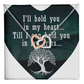 Interlocking Hearts Necklace:I'll Hold You In My Heart