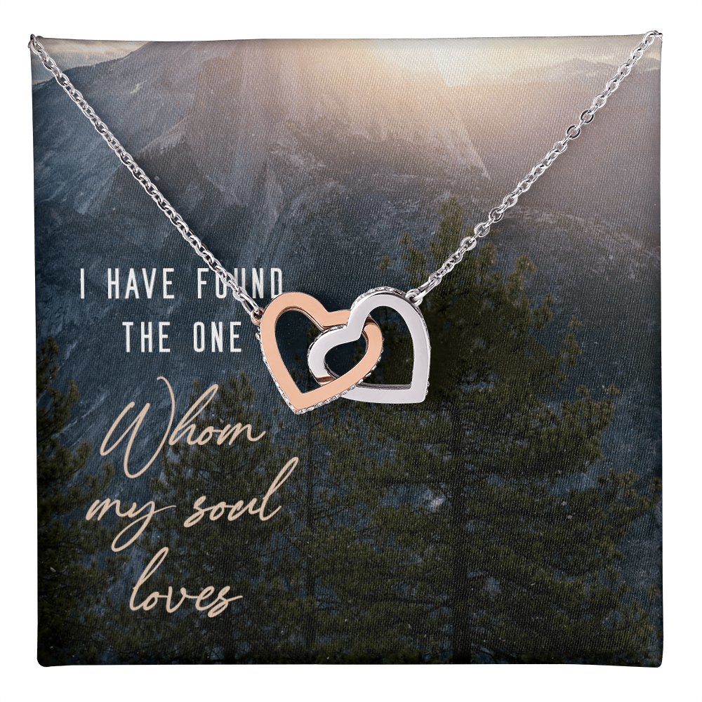 Interlocking Hearts Necklace :I Have Found The One