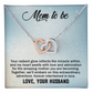 Interlocking Hearts Necklace : Mom To Be Love , Your Husband