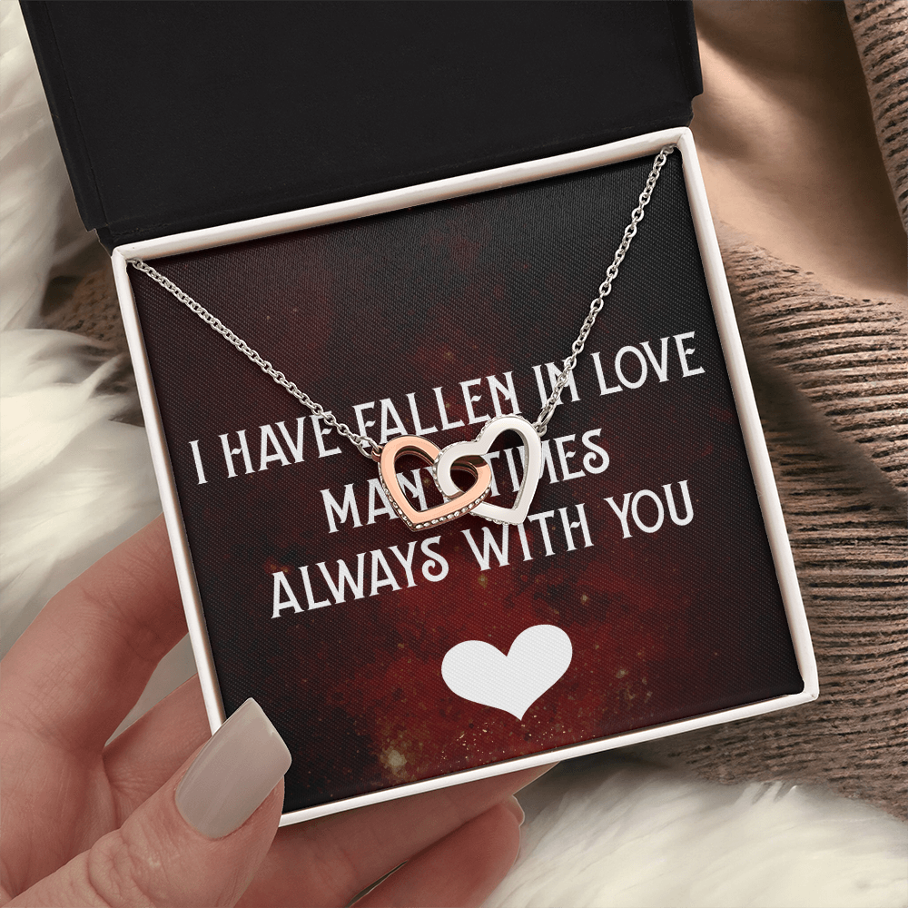 Interlocking Hearts Necklace : I Have Fallen In Love