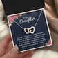 Interlocking Hearts Necklace :To My Daughter It's A Special Bond