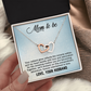 Interlocking Hearts Necklace : Mom To Be Love , Your Husband