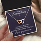 Interlocking Hearts Necklace : To My Daughter Love Your Mom