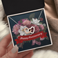 Interlocking Hearts Necklace:Happy Anniversary