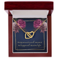 Interlocking Hearts Necklace: The Day We Married