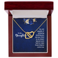 Interlocking Hearts Necklace : To My Daughter You Are Capable