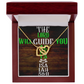 Interlocking Hearts Necklace: The Lord Will Guide You