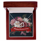 Interlocking Hearts Necklace:Happy Anniversary