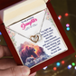 Interlocking Hearts Necklace:To My Precious Daughter With All My Love Dad