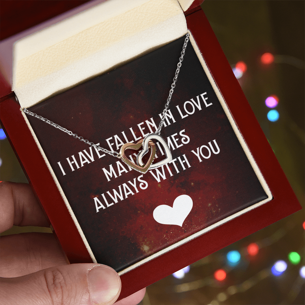 Interlocking Hearts Necklace : I Have Fallen In Love